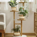 Athaliah Plant Basket, 3 PCS Plant Baskets Indoor with Plastic Liner, Water Hyacinth and Corn Stalk Woven Planters Flower Basket, Planter Basket for Rustic Home Floor Potted Pots Decor by CozyNest Decor