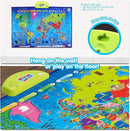 BEST LEARNING i-Poster My World Interactive Map - Educational Talking Toy for Kids of Ages 5 to 12 Years Old by TinyTreasures Baby Boutique