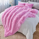 GONAAP Fuzzy Faux Fur Throw Blanket Light Pink Super Soft Cozy Plush Fuzzy Shaggy Blanket for Couch Sofa Bed (Light Pink, Throw(50"x60")) by CozyNest Decor