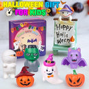 Halloween Light Up Bath Toys for Toddlers Kids, No Hole Bath Toys with Halloween Bath Book, LED Light Bath Time Water Toys for Bath Tubs Bathroom, Halloween Toys & Gift for Toddlers Kids Baby Shower by TinyTreasures Baby Boutique