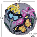 Spoontiques - Garden Décor - Butterfly Stepping Stone - Decorative Stone for Garden by GreenHaven Gardens
