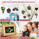 Rainbow Scratch Paper Art for Kids: 60PCS Magic Arts Crafts Gifts Toys for Girls Boys Ages 4 5 6 7 8 9 Games Activities for Birthday Family Valentines Christmas Stocking Stuffers Easter by TinyTreasures Baby Boutique