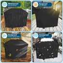 Kingling Grill Cover Fits for Traeger Woodridge Pro/Elite, Napoleon Rogue PRO-S 625, Prestige 500 RSIB Grills Waterproof Grill Cover 68 Inch BBQ Grill Covers for 7-Burner Gas Grill & Griddle by GreenHaven Gardens