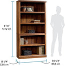 Sauder Miscellaneous Storage 5-Shelf Bookcase/ Book shelf, Washington Cherry finish by CozyNest Decor