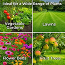 Gypsum for Soil - Calcium for Plants - Gypsum Fertilizer for Gardening, Lawn & Vegetables - Calcium for Garden (3 qts. - 6 lbs.) by GreenHaven Gardens