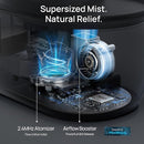 Dreo Top Fill 4L Humidifiers for Bedroom, 36H Runtime, 28 dB Quiet Cool Mist Supersized Air Humidifier for Large Room, Plants, Baby Nursery, Indoor, Night Light, Easy to Clean & Fill, Black by TinyTreasures Baby Boutique