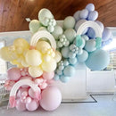 130pcs Pastel Balloons Different Sizes 18" 12" 10" 5" Macaron Latex Balloon Garland Arch Kit for Birthday Easter Baby Shower Graduation Wedding Gender Reveal Anniversary Party Decorations by CozyNest Decor