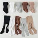 Mini angel Baby Tights Toddler Girl Tights Seamless Cable Knit Leggings Soft Cotton Stockings Pantyhose 3/4/5 Pack by TinyTreasures Baby Boutique