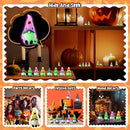 Wesiti 25 Pcs Luminous Halloween Mini Gnomes Figurines Bulk Glow in Dark Miniature Ornaments Hide and Seek Tiny Gnomes Figures Statue Halloween Party Favor Bag Fillers Garden Dollhouse Decor Gifts by CozyNest Decor
