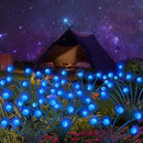 Kohlrabi Solar Garden Lights Outdoor, 6 Pack 60 LED Firefly Lights, Waterproof, Sway by Wind, for Yard, Patio, Backyard, Garden, Planter, Flower Bed, Pathway Decoration by GreenHaven Gardens