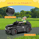Hetoy Kids Ride On Car with Remote, Licensed Land Rover Kids Electric Car, Ride On Toys for Kids 3-8 with Mp3 Player, Rocking, Pull Rod, Black by TinyTreasures Baby Boutique