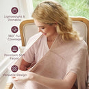 Momcozy Ultra-Light Nursing Cover for Breastfeeding, Soft Breathable Tencel™ Lyocell Fabric, Multi-Use Feeding Shawl, Newborn Essentials Must Haves(Shallow Brown) by TinyTreasures Baby Boutique