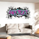 Personalized Gamer Name Decal Graffiti Wall Art Custom Personalized Boys Room Stickers Decals and Stickers for Nursery, Room Decor, Peel & Stick Name Decals for Walls by CozyNest Decor