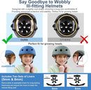 Vvinca Kids Toddlers Bike Helmet Adjustable for Ages 3-5-8 Years, Knee Pads and Elbow Pads Set Wrist Guard Sports Protective Gear Set for Roller Skate Bicycle Skateboard Scooter Girl Boy Birthday Gift by TinyTreasures Baby Boutique