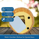 Toadstool Decorative Garden Statue and Key Hider - Hides a Secret Extra Hidden Key Outside in Garden, Yard or Porch by GreenHaven Gardens