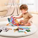 TUMAMA TK 3PCS Baby Books 0-6 Months, Soft Cloth Books for Babies Infants Toddler, Touch and Feel Crinkle Cloth Books 6 to 12 Months, Early Development Interactive Toys Gifts for Boys Girls by TinyTreasures Baby Boutique