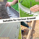 16 inches Rebar Stakes 18-Pack Heavy Duty Ground Stakes Rebar Spikes Garden Stakes Metal Steel Stake for Concrete and Timber Straight Black by CozyNest Decor