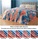 GONAAP Fuzzy Faux Fur Throw Blanket Tie-dye Sunset Super Soft Cozy Plush Fuzzy Shaggy Blanket for Couch Sofa Bed (Tie-dye Sunset, Throw(50"x60")) by CozyNest Decor