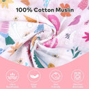 Rquite Muslin Car Seat Cover Baby, Carseat Covers Baby Girl Boy, Breathable Lightweight Infant Car Seat Cover, Baby Carrier Cover Car Seat Canopy Stroller Sun Shade for Summer & Hot Day, Universal Fit by TinyTreasures Baby Boutique
