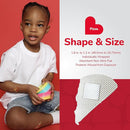 BioSwiss Bandages, Pizza Shaped Self Adhesive Bandage, Latex Free Sterile Wound Care, Fun First Aid Kit Supplies for Kids, 50 Count by TinyTreasures Baby Boutique