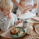mushie Dinnerware Cups For Kids | Made in Denmark, Set of 2 (Cloud) by TinyTreasures Baby Boutique
