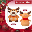 Liliful 10 Pack 8 Inch Christmas Reindeer Stuffed Plush Toy Christmas Elk Deer Stuffed Animal Toys Xmas Plush Elk with Red Scarf Winter Holiday Decoration Gifts for Boys Girls by TinyTreasures Baby Boutique