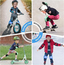 BOSONER Kids/Youth Knee Pads Elbow Pads Wrist Guards Set for 3-15 Years, Child Protective Gear Set for Roller Skates, Cycling, BMX Bike, Skateboard, Inline Skating, Scooter Riding Sports… by TinyTreasures Baby Boutique