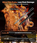 Wireless Meat Thermometer – Stable Bluetooth Smart Probe with ±1.8℉ Accuracy, 0.5s Fast Response & Long-Lasting Battery, IP67 Waterproof, App Controlled for Grill, Oven, Air Fryer by TinyTreasures Baby Boutique