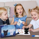 Dragon Crochet Kit for Beginners, 2PCS Black and White Dragon Crochet Animal Kit with Step-by-Step Video Tutorials, Crocheting Kits, Crochet Starter Kit for Kid and Adult, Stuffed Animal Knitting Kits by TinyTreasures Baby Boutique