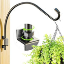 16 Inch Swivel Plant Hanger: Heavy Duty Hook for Bird Feeder, Plant, Flower Basket, Lantern, Wind Chime & More - Versatile Hanging Brackets Outdoor/Indoor Use Up to 22LB by GreenHaven Gardens