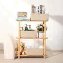 Small Storage Baskets for Organizing | Closet Organizer Bins | Shelf Toy Basket | Woven Rope Baskets | Cube Decorative Box | Shallow Basket | 13x8.5x5.1” | 4 Packs Mixed Brown by CozyNest Decor