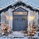 C9 LED Christmas Lights Outdoor, 25 Feet C9 Warm White String Lights Outdoor with 26 LED Clear Bulbs for Indoor Christmas Tree Roofline Holiday Party Garden Patio Backyard Cafe Decoration by GreenHaven Gardens