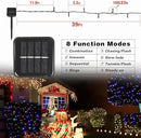 2 Pack Solar String Lights Outdoor, 200 LED Extra-Long 78 FT Solar Christmas Lights Outdoor with 8 Lighting Modes, IP65 Waterproof for Garden, Xmas, Balcony, Wedding, Party (Multicolor) by GreenHaven Gardens