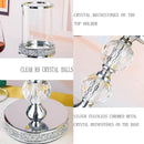 Candle Holders for Pillar Candle, Pillar Crystal Candle Holders, Candlesticks Holder for Wedding, Dining Coffee Table, Centerpieces, Home Decor CH00XM by CozyNest Decor