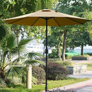 Sunnyglade 9' Patio Umbrella Outdoor Table Umbrella with 8 Sturdy Ribs (Tan) by GreenHaven Gardens