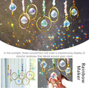 7PCS Crystal Suncatchers Rainbow Maker Healing Crystals for Window Prism Balls Indoor Outdoor Hanging Ornament Pendant Decor for Home, Garden, Wedding, Christmas by GreenHaven Gardens