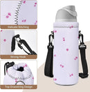 AUPET Water Bottle Bag Carrier,24oz/32oz Insulated Neoprene bottle Sling Holder Case Pouch Cover for 1000ML/750ML Bottles with Shoulder Strap for walking by TinyTreasures Baby Boutique