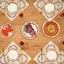 Homlouue 200 Pcs Fall Paper Plates and Napkins, Watercolor Disposable Dinnerware Set, Autumn Leaves Thanksgiving Party Supplies, Serve 50 Guests by CozyNest Decor