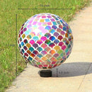 VCUTEKA Gazing Ball, Glass Mosaic Gazing Balls Sphere for Garden Lawn Outdoor Ornament Yard Decorative, 10-Inch by CozyNest Decor