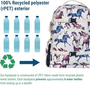 Wildkin ECO rPET 17-inch Large Backpack – Sustainable, Padded, Adjustable – Horse Dreams by TinyTreasures Baby Boutique