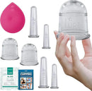 Bliss Face and Body Cupping Therapy Set – Includes Facial Cups for Cupping and Anti-Cellulite Cups - Release Fascia, Lymphatic Drainage, Natural Pain Relief by CozyNest Decor