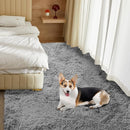 Ultra Soft Rug for Living Room, 4X6 Fluffy Shag Area Rug for Bedroom, Modern Shaggy Carpets Fuzzy Rug for Teens Dorm Nursery Home Decor Aesthetic, Upgrade Anti-Skid Durable, Grey by TinyTreasures Baby Boutique