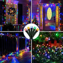 Solar Christmas Lights Outdoor Waterproof, 400 LED 137FT Solar Powered LED String Lights Green Wire with 19 Modes Waterproof Fairy Lights for Bedroom Patio Garden Tree Party Yard Decoration by GreenHaven Gardens