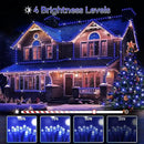 Hezbjiti 2 Pack 1000 LED 403 FT Christmas String Lights Outdoor, 8 Lighting Modes IP44 Waterproof Fairy Lights with Timer and Dimmable Function for Party Tree Decorations (Blue, Clear Wire) by GreenHaven Gardens