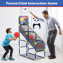 Kids Basketball Hoop Arcade Game W/Electronic Scoreboard Cheer Sound, Basketball Hoop Indoor Outdoor W/4 Balls, Basketball Game Toys Gifts for Kids 3-6 5-7 8-12 Toddlers Boys Girls by TinyTreasures Baby Boutique