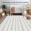 Baby Foam Play Mat, PIGLOG 72x48 Baby Crawling Mat, Floor Mats for Kids for Infants with Interlocking Floor Tiles, Toddler Playmats for Indoor and Outdoor, Easy to Clean Playroom Mats, Bohemia by TinyTreasures Baby Boutique