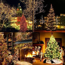 Quntis 328ft 500 LED Christmas String Lights, Waterproof Outdoor/Indoor Fairy Lights 8 Modes Plug in, Warm White Clear Wire for Home Bedroom Wedding Party Holiday Garden Tree Decorations Lighting by GreenHaven Gardens