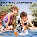 Sillbird Solar Robot Building Kit STEM Gift for Boys Aged 8-13, 15-in-1 DIY Science Educational Robotic Toy for Kids Teens Birthday, Powered by The Sun or Battery with 212 Pieces by TinyTreasures Baby Boutique
