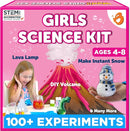 Butterfly EduFields 100+ Girls Science Kit for Kids Ages 4 5 6 7 8 | Girls in STEM & Science Experiments | Educational Gift Ideas for 4 5 6 7 8 Year Old Girl | STEM Projects, Fun Learning by TinyTreasures Baby Boutique