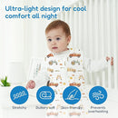 TotAha Sleep Sack 6-12-15 Months 3-Pack,Stretchy,Buttery Soft Swaddle Transition Sleeping Bag,Light Baby Wearable Blanket with 2-Way Safe Zippers for Boys and Girls, 0.5 TOG by TinyTreasures Baby Boutique